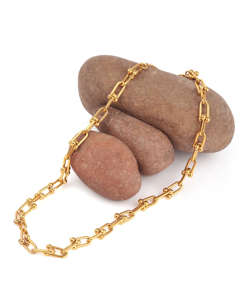 TAAHIRA Hope Interlock Chain Necklace - Image 2